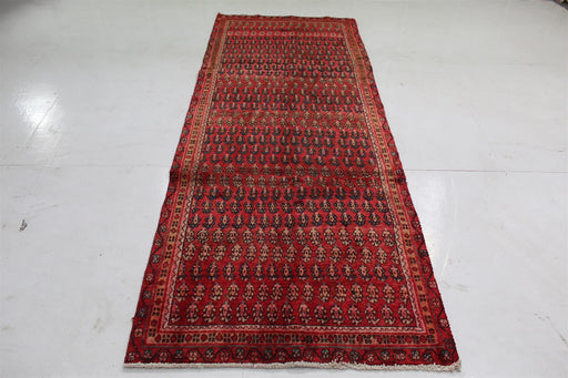 Traditional Vintage Red Botemir Design Handmade Wool Runner 112cm x 297cm homelooks.com
