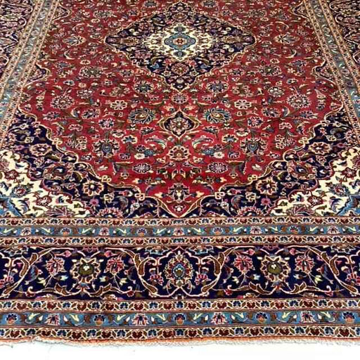 Traditional Antique Area Carpets Wool Handmade Oriental Rugs 302 X 397 cm bottom view homelooks.com