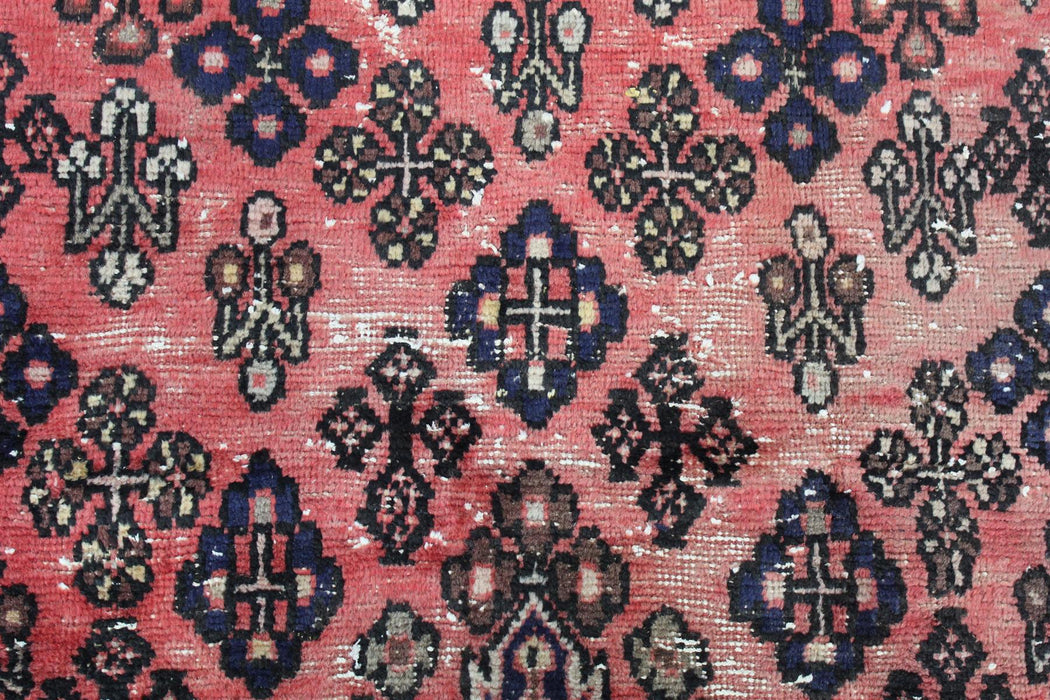 Traditional Antique Red Medallion Handmade Oriental Wool Rug 140cm x 322cm floral pattern homelooks.com