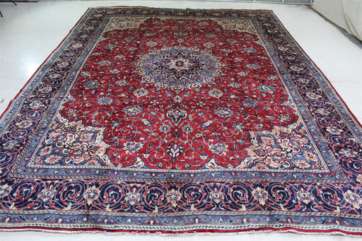 Attractive Traditional Vintage Red Handmade Oriental Rug 294 X 385 cm homelooks.com 