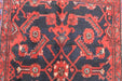 Unique Traditional Antique Medallion Handmade Navy & Red Rug 112 x 170 cm design pattern homelooks.com