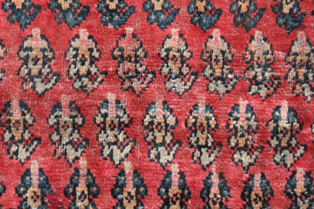 Traditional Vintage Red Botemir Design Handmade Wool 112cm x 297cm homelooks.com