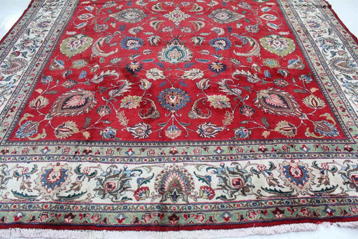 Traditional Antique Area Carpets Wool Handmade Oriental Rugs 304 X 405 cm bottom view homelooks.com