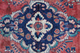Unique Traditional Red Medallion Vintage Handmade Oriental Wool Rug 96 x 177 cm medallion over-view homelooks.com