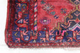 Traditional Antique Multi Coloured Medallion Handmade Wool Rug 101cm x 200cm corner view homelooks.com