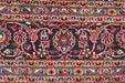 Divine Traditional Antique Medallion Wool Handmade Oriental Rug 298 X 398 cm edge design details www.homelooks.com