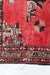 Traditional Red Vintage Medallion Handmade Oriental Wool Rug 102cm x 246cm corner homelooks.com
