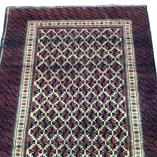 Traditional Antique Area Carpets Wool Handmade Oriental Rugs 98 X 173 cm top view homelooks.com