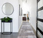Palma Abstract Modern Runner Rug in hallway www.homelooks.com