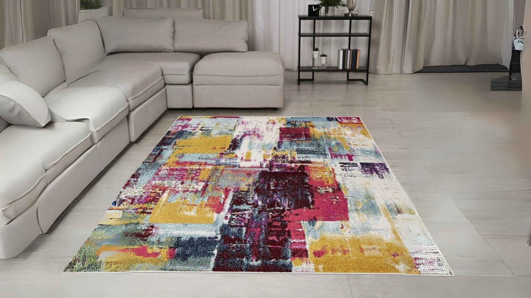 Rug Art: Transforming Your Floors into a Canvas with Abstract Rugs