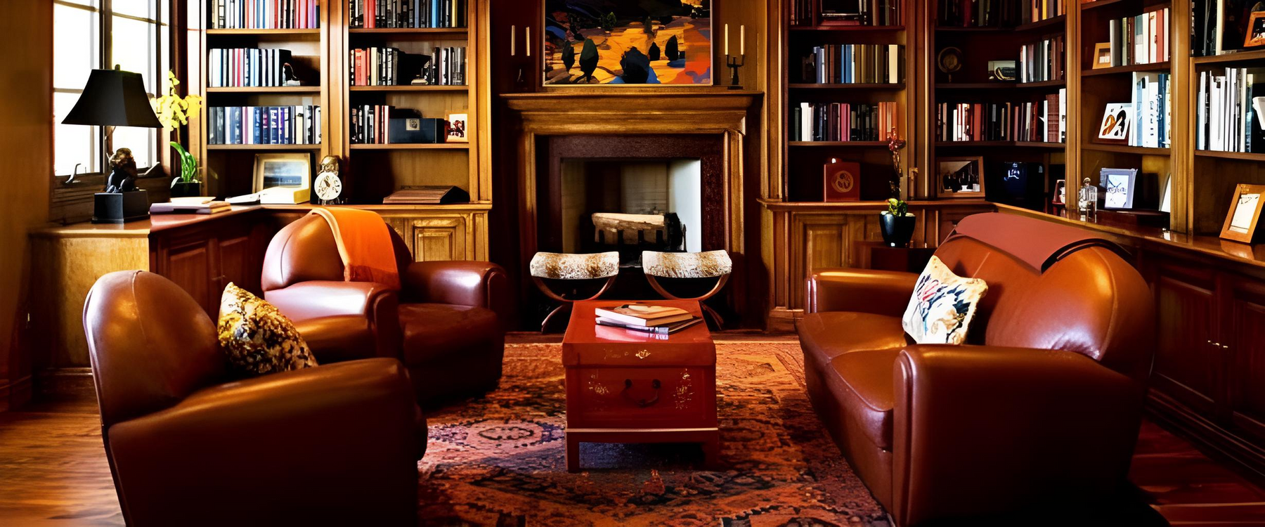 The Gentleman's Study: Masculine Rugs for a Sophisticated Home Office