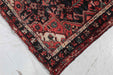 Traditional Vintage Handmade Oriental Black / Red Wool Runner 102 X 265 cm homelooks.com 8