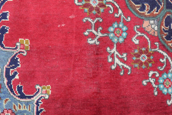 Traditional Large Red Vintage Medallion Handmade Wool Rug 286 X 400 cm www.homelooks.com 8