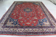 Traditional Red Medallion Antique Wool Handmade Oriental Rug 272 X 372 cm www.homelooks.com 