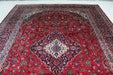 Large Traditional Vintage Medallion Red Wool Handmade Rug 295 X 400 cm 3 www.homelooks.com