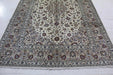 Large Traditional Antique Olive Handmade Oriental Wool Rug 202 X 301 cm bottom view www.homelooks.com