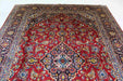 Lovely Traditional Vintage Red Medallion Handmade Wool Rug 246 X 343 cm top view www.homelooks.com 