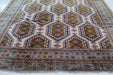 Traditional Antique Cream Geometric Handmade Oriental Wool Rug 300 X 343 cm homelooks.com 2