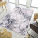 Lulu 1841 Contemporary Abstract Cream Blue Rug over-view www.homelooks.com 
