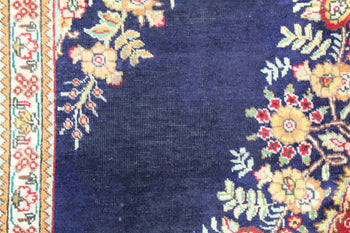 Traditional Navy Blue Antique Oriental Handmade Wool Rug 298 X 380 cm www.homelooks.com 7