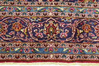 Lovely Traditional Antique Area Carpets Wool Handmade Oriental Rugs 295 X 397 cm edge design details www.homelooks.com