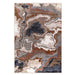 Selin 0452 Abstract Ivory Silver Area Rug homelooks.com 