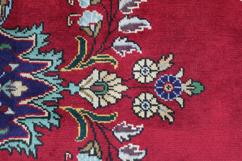Traditional Vintage Handmade Oriental Wool Rug 221 X 326 cm homelooks.com 9