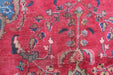 Attractive Traditional Vintage Red Medallion Handmade Wool Rug 285 X 385cm floral details homelooks.com