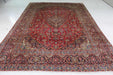 Classic Traditional Red Medallion Vintage Handmade Oriental Rug 245 X 347 cm www.homelooks.com