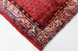 Traditional Red Antique Botemir Design Handmade Wool Runner 110cm x 315cm corner view homelooks.com
