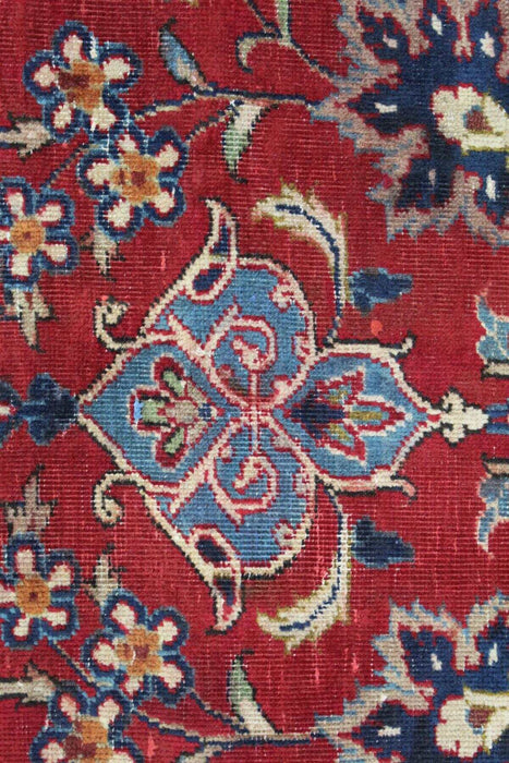 Traditional Antique Area Carpets Wool Handmade Oriental Rugs 265 X 380 cm design details close-up www.homelooks.com
