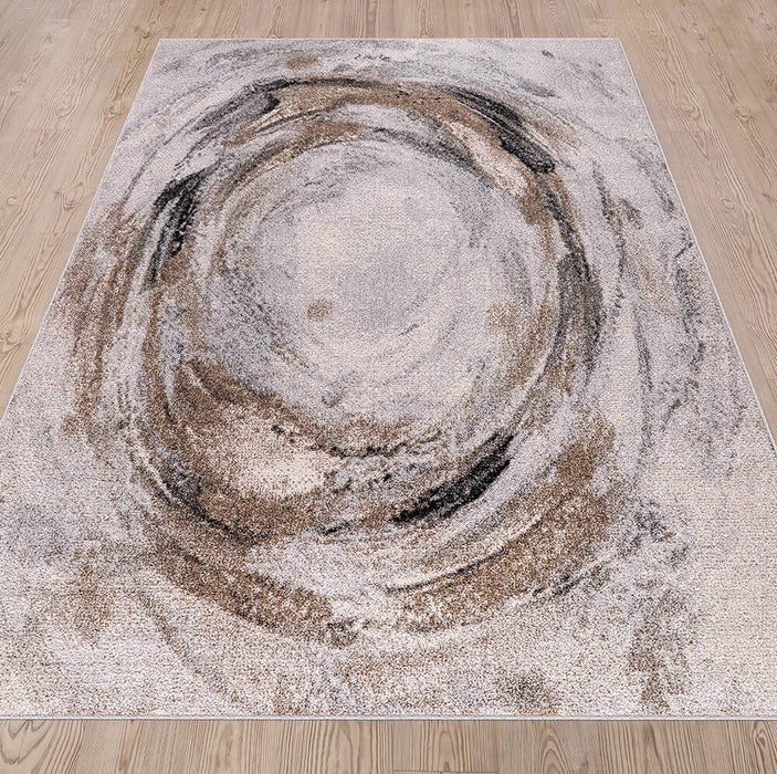 Rio 940 Grey Abstract Design Rug over-view www.homelooks.com