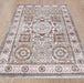 Lulu 4471 Traditional Grey Rose Area Rug over-view www.homelooks.com 