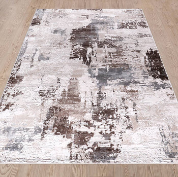 Lulu 6021 Abstract Cream Beige Rug over-view www.homelooks.com 