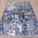 Lulu 2641 Abstract Modern Navy Cream Rug over-view www.homelooks.com 
