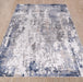 Lulu 1931 Abstract Modern Grey Blue Rug over-view www.homelooks.com 