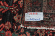 Traditional Vintage Handmade Oriental Black / Red Wool Runner 102 X 265 cm homelooks.com 9