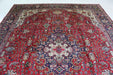 Traditional Vintage Handmade Red Wool Oriental Rug 294 X 387 cm www.homelooks.com 3