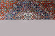 Lovely Traditional Handmade Orange Antique Oriental Wool Rug 140 X 225 cm medallion over-view www.homelooks.com 