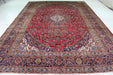 Classic Red Traditional Vintage Medallion Handmade Wool Rug 287 X 398 cm www.homelooks.com