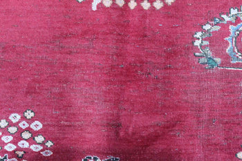 Traditional Red Medallion Vintage Wool Handmade Oriental Rug 268 X 353 cm www.homelooks.com 8