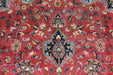 Classic Red Traditional Vintage Medallion Handmade Oriental Wool Rug 265 X 360 cm 6 www.homelooks.com