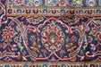 Classic Red Traditional Vintage Medallion Handmade Wool Rug 287 X 398 cm edge design details www.homelooks.com