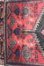 Lovely Traditional Vintage Handmade Black & Red Medallion Runner 88 X 266 cm design details www.homelooks.com