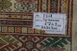 Traditional Antique Cream Geometric Handmade Oriental Wool Rug 300 X 343 cm homelooks.com 11