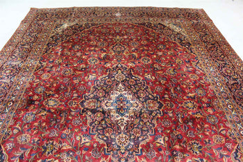 Traditional Antique Handmade Red Wool Rug 284 X 398 cm www.homelooks.com 3