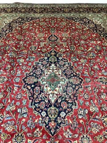 Traditional Antique Area Carpets Wool Handmade Oriental Rugs 296 X 380 cm homelooks.com 3