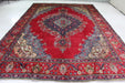 Traditional Large Red Vintage Medallion Handmade Wool Rug 286 X 400 cm www.homelooks.com 