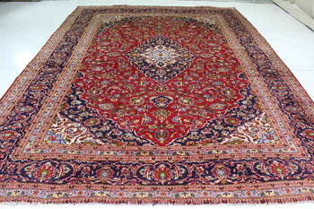 Traditional Antique Area Carpets Wool Handmade Oriental Rugs 297 X 385 cm www.homelooks.com