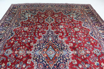 Traditional Vintage Large Red Wool Handmade Oriental Rug 290 X 425 cm www.homelooks.com 3